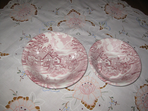 Anglický porcelán-miska větší — foto 3