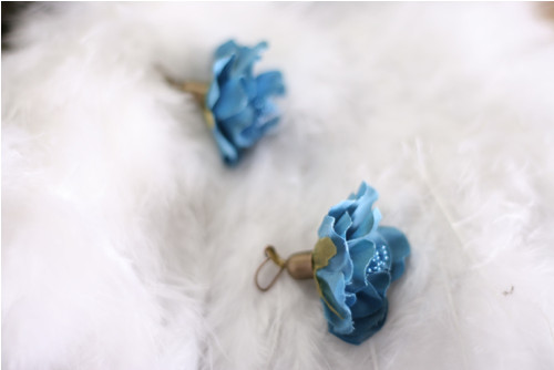 Floral earrings TYRKYS — foto 3