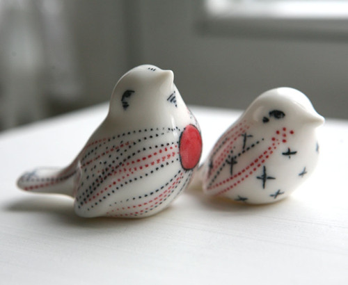 Na parapet...... ptáče (porcelán) — foto 4