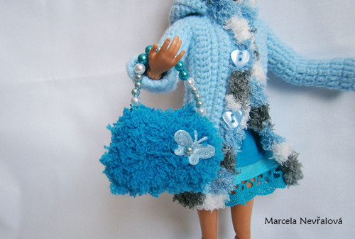5-dílná modrá sada pro barbie — foto 2