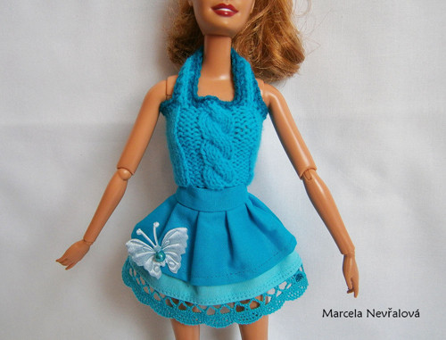 5-dílná modrá sada pro barbie — foto 4