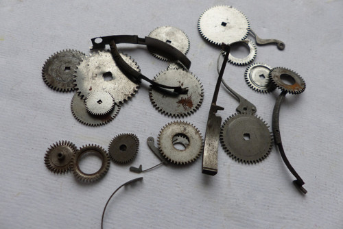 Ozubená kolečka 24..vintage materiál pro steampunk — foto 3
