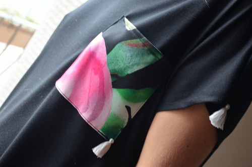 T-shirt Floral pocket — foto 2