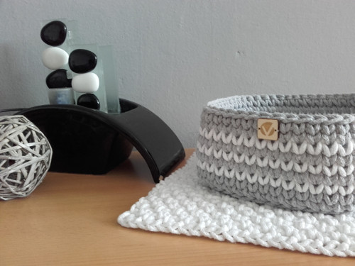 Košíky Nordic Day šedé set — foto 3