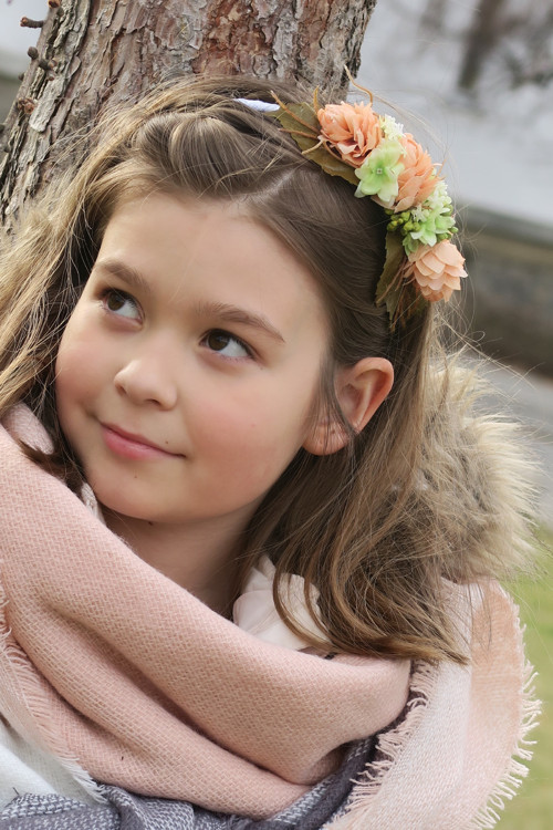 Čelenka "meruňkový sorbet s limetkou" skladem — foto 3