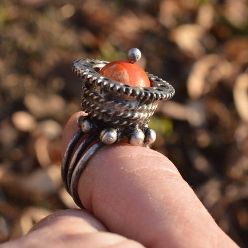 Prsten - steampunk - velikost 60 — foto 3