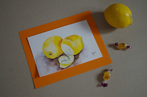 Citrony. Akvarel. — foto 2