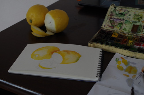 Citrony. Akvarel. — foto 3