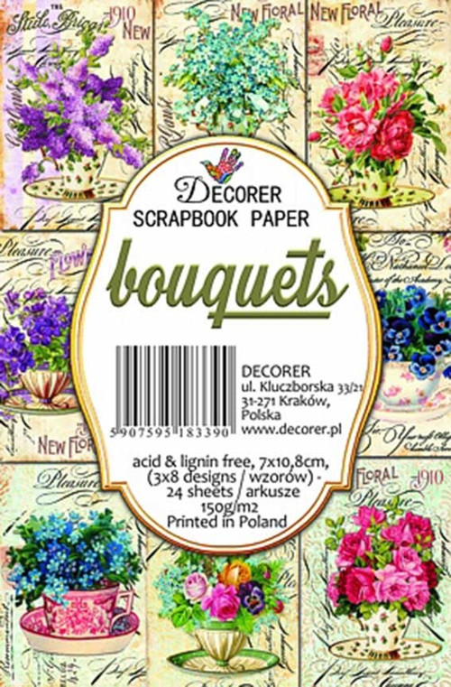 Sada mini papírů "bouquets" — foto 2
