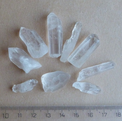 Křišťál - krystal - 9 ks (K2) — foto 2