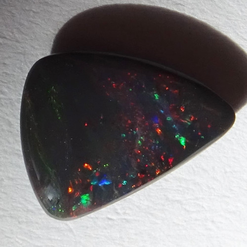 Opál australský. Černý multicolor. — foto 4