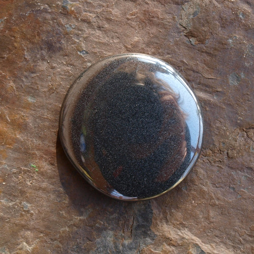 Hematit, placka 39 x38 mm — foto 3