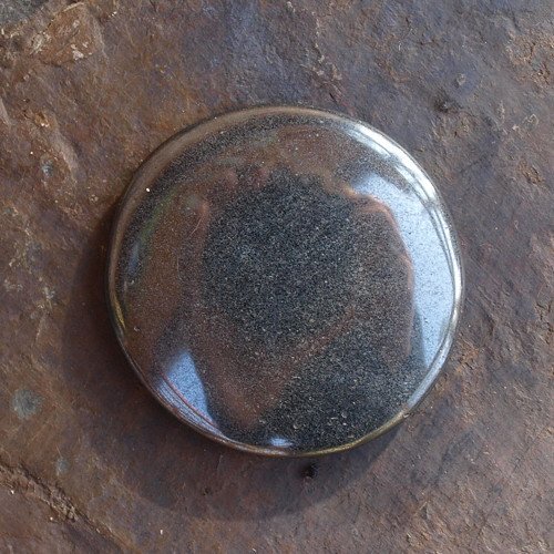 Hematit, placka 37 x 38 mm — foto 2