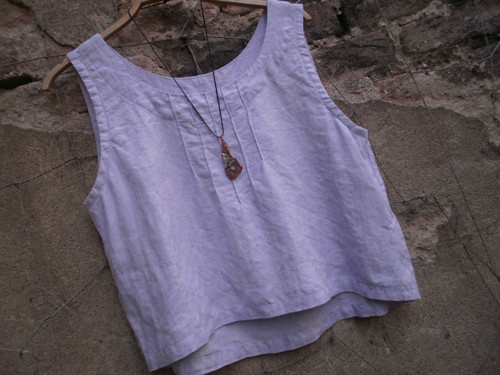 Lněný top — foto 2