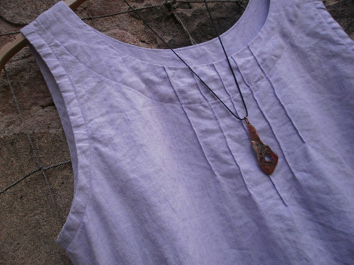 Lněný top — foto 6