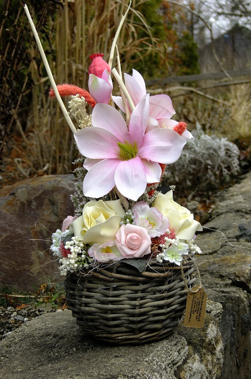 Dekorace - Magnolie růžové — foto 3