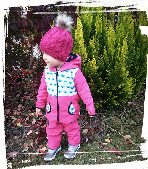 Softshellová bunda KVĚTINOVÁ růžová — foto 6