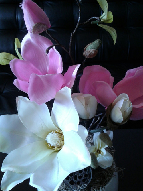 Celoroční dekorace s magnolií — foto 5