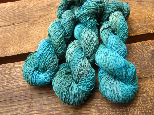 Buretové hedvábí 4mm - Smaragdy — foto 3