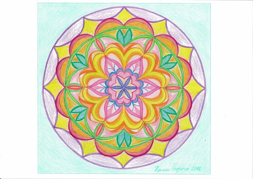 Mandala-Květ ženství — foto 2