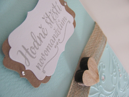 Mint & Burlap Heart — foto 2
