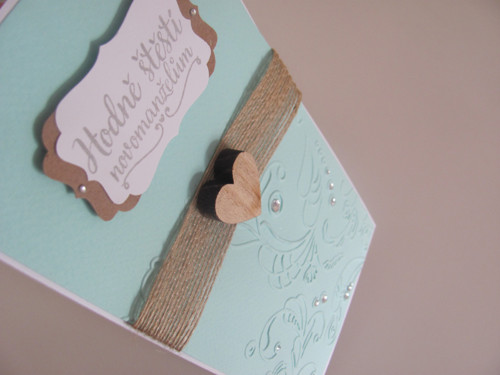 Mint & Burlap Heart — foto 6