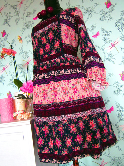 Gipsy hippie eklektik šaty — foto 2