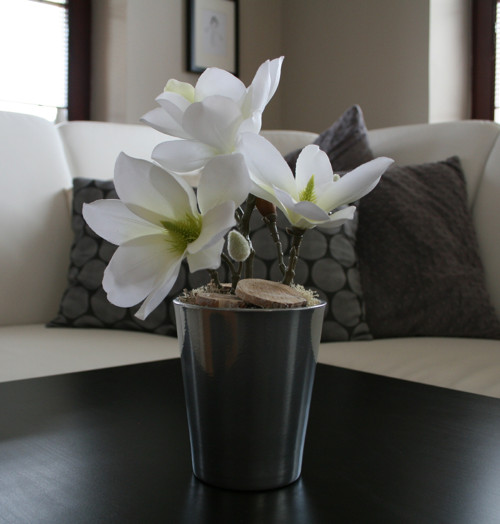 Bílé magnolie ve stříbře — foto 6