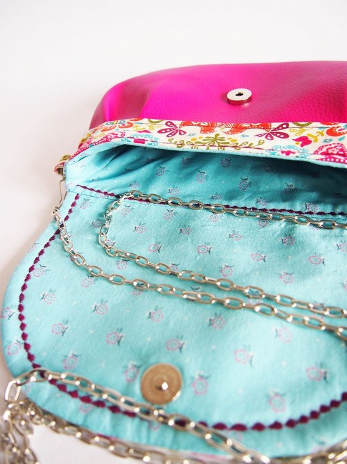 Folk - purpurová kabelka — foto 3