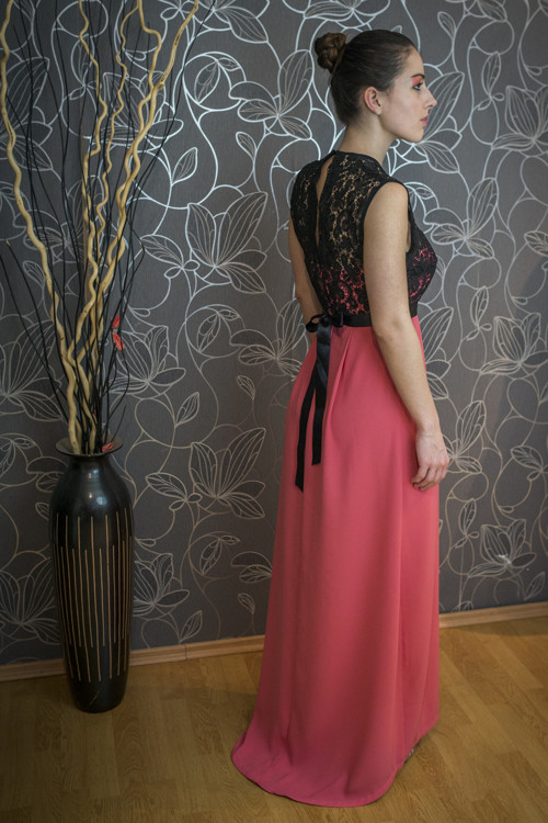 Dlouhé šaty s krajkou- 30% SLEVA!!! — foto 4