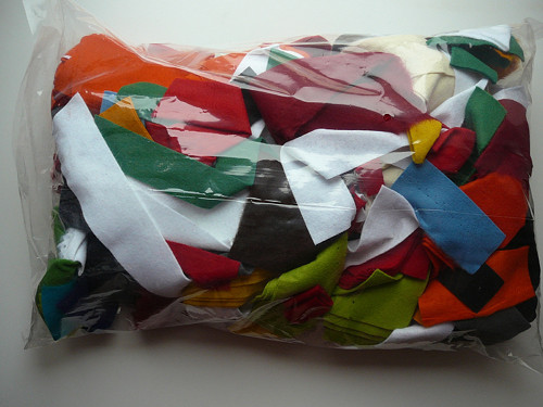 Filc přířezy 500 g — foto 2