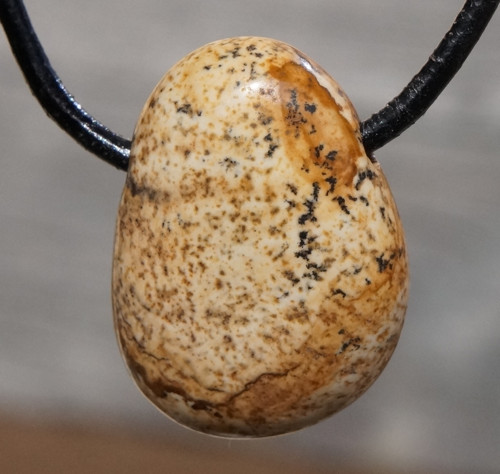 Vrtaný jaspis obrázkový D8720 — foto 2
