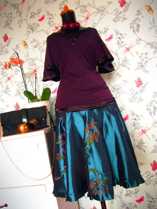 Top violet aka kimono — foto 2