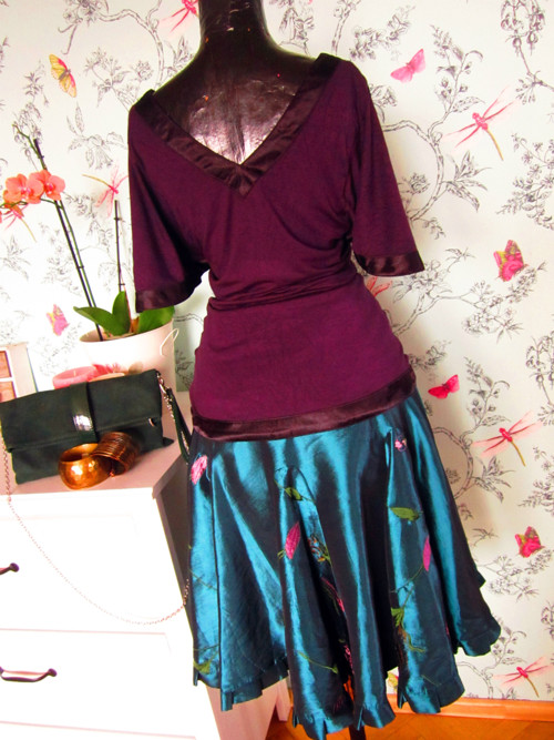 Top violet aka kimono — foto 4