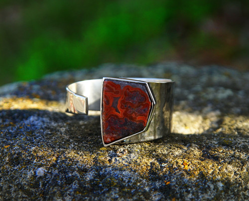 Nerezový náramek..." Miss Agate " — foto 2