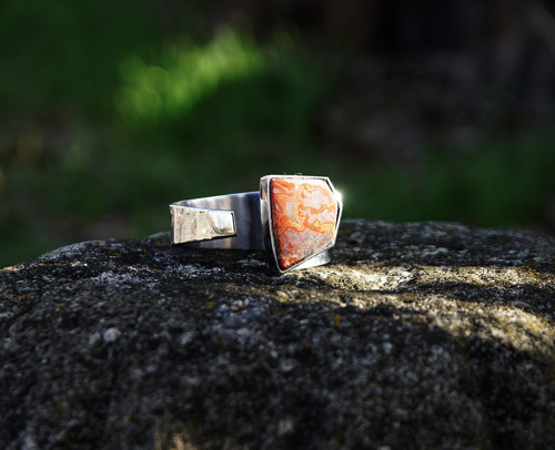 Nerezový náramek..." Miss Agate " — foto 5
