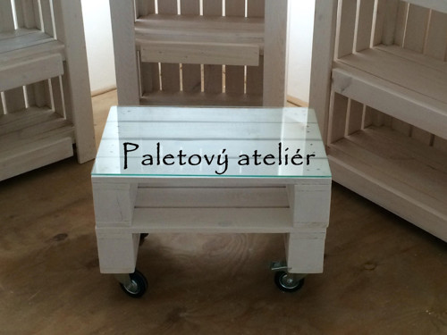 Stolek z palet 60x40 — foto 2