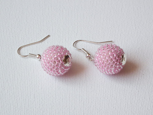 Pink Balls - kuličkové náušnice — foto 3