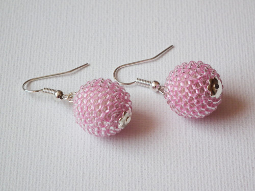Pink Balls - kuličkové náušnice — foto 4