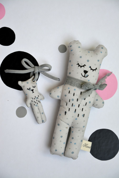 Bubu Bear grey lace SET — foto 2