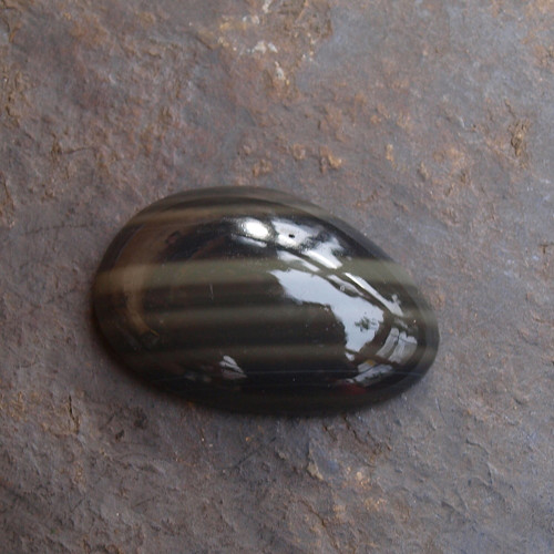 Obsidián, kabošon č. 1901 — foto 3