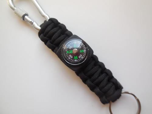 Paracord klíčenka s kompasem — foto 2