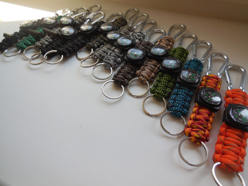 Paracord klíčenka s kompasem — foto 4