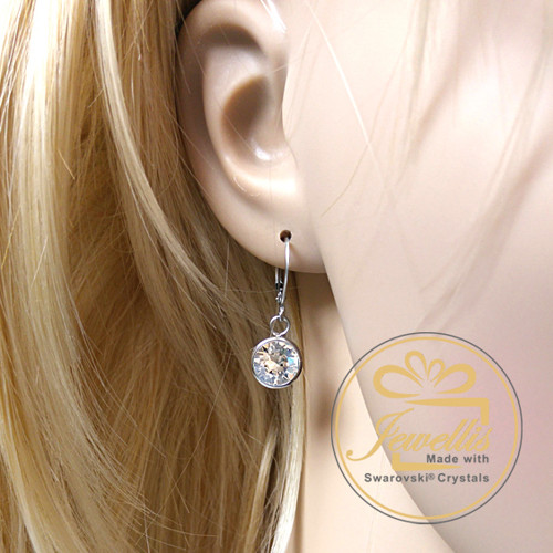 Ocelové náušnice Swarovski - Crystal Silver Night — foto 3