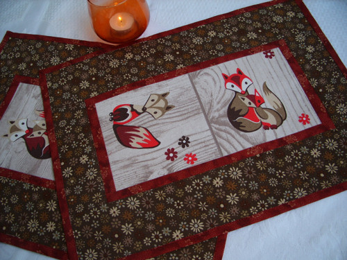 Prostírání - Lištičky — foto 2