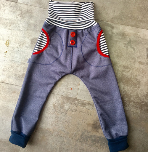 Dětské Softshell kalhoty Proužkatéé — foto 2
