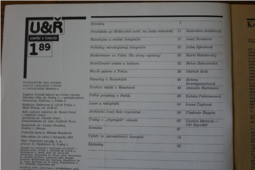 Umění a řemesla 1/1989 — foto 2