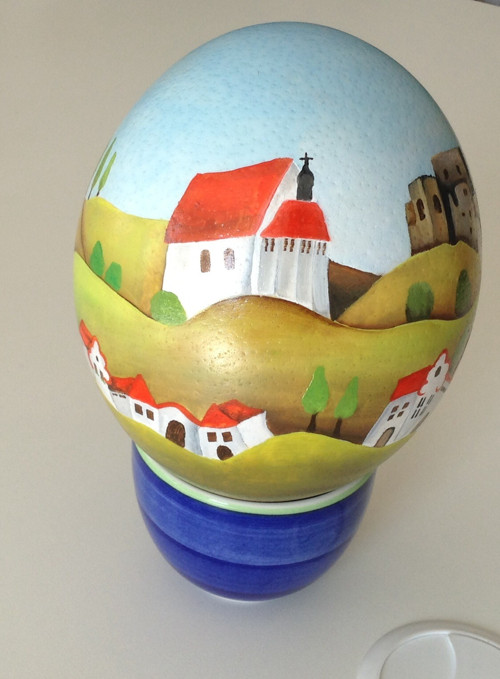 Malba na pštrosí vejce :-) na přání — foto 4