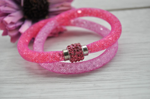 Dutinkový náramek Pink rose — foto 4