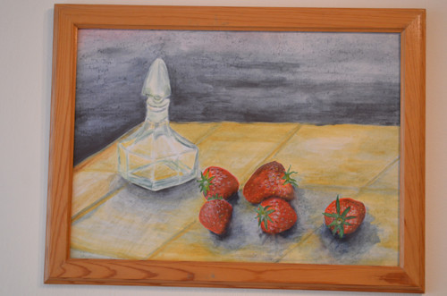 První jahody u babičky 35x40 — foto 4